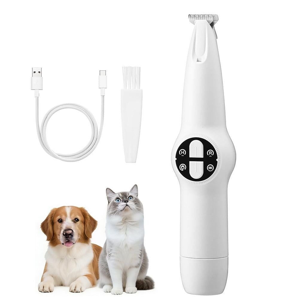 2 in 1 Pet Grooming Clippers with Nail Grinder and LED Display V1263-JX-7503