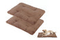2Pcs Pet Blanket Self-Heating Bed Pad Cat Dog Self-Warming Cushion-Khaki L V1263-JX-7509-3
