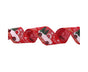 Xmas Tree Ribbon Fine Linen Gift Box-Red 200cm V1263-JX-751