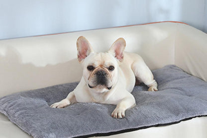 2Pcs Pet Blanket Self-Heating Bed Pad Cat Dog Self-Warming Cushion-Grey M V1263-JX-7510-2