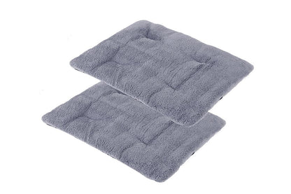 2Pcs Pet Blanket Self-Heating Bed Pad Cat Dog Self-Warming Cushion-Grey XL V1263-JX-7510-4