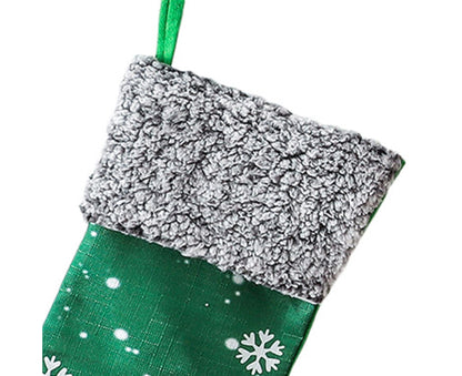 Non Woven Xmas Stocking No Face Dwarf-Green V1263-JX-754
