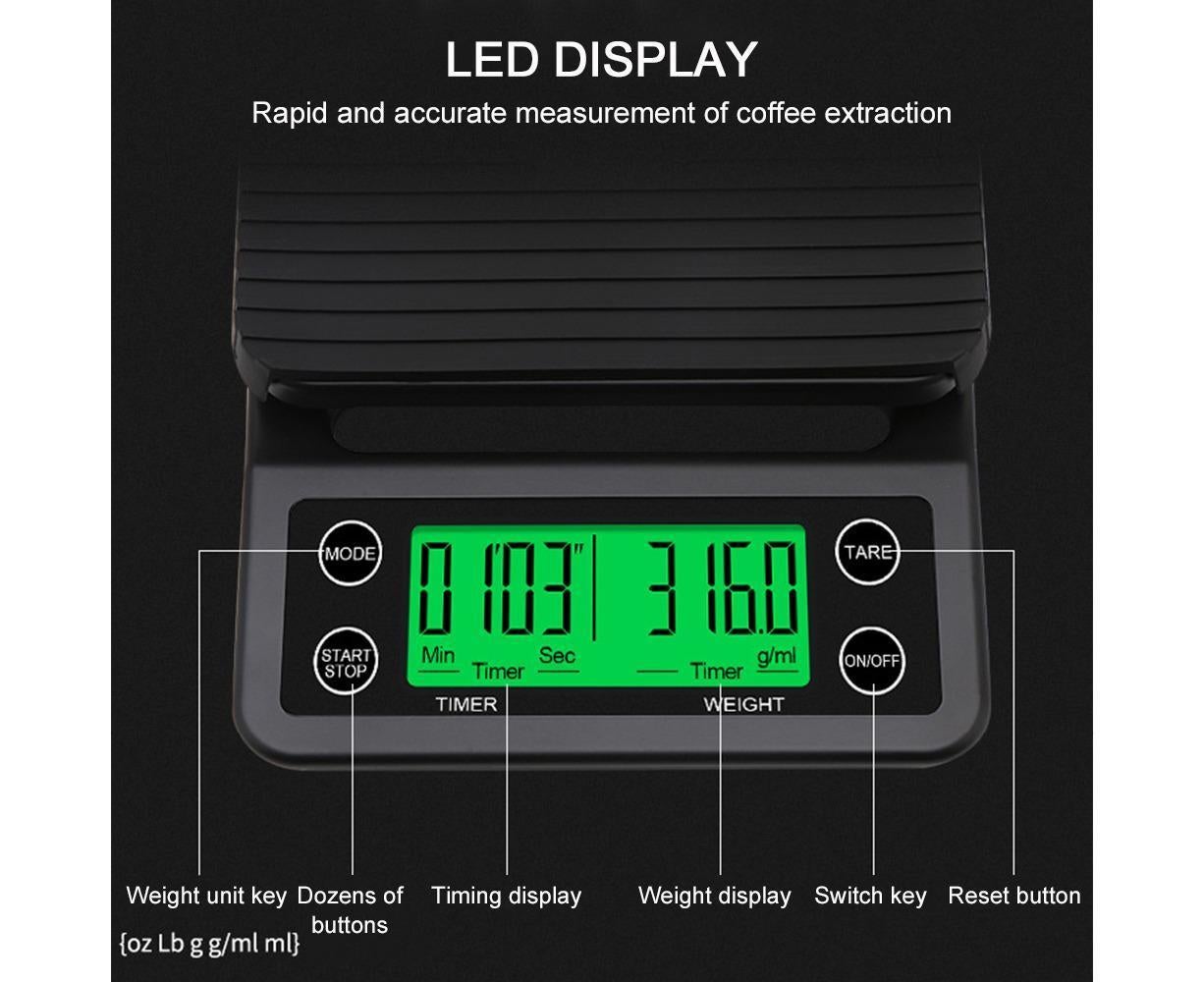 Electric Kitchen Scale - Coffee Scale - Mini Platform V1263-JX-759