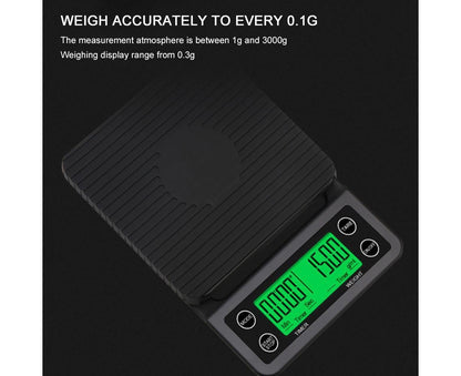 Electric Kitchen Scale - Coffee Scale - Mini Platform V1263-JX-759