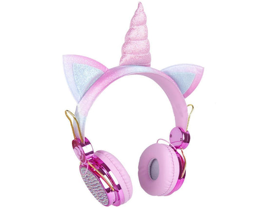 Wireless Headphones - Adjustable Headband - Bluetooth Over On-Ear Headset V1263-JX-76