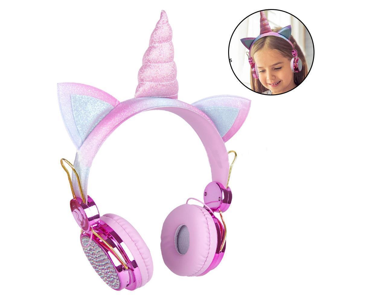 Wireless Headphones - Adjustable Headband - Bluetooth Over On-Ear Headset V1263-JX-76