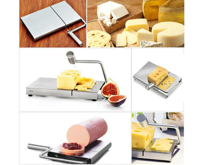 Anself Stainless Steel Cheese Slicer-Silver silver V1263-JX-764