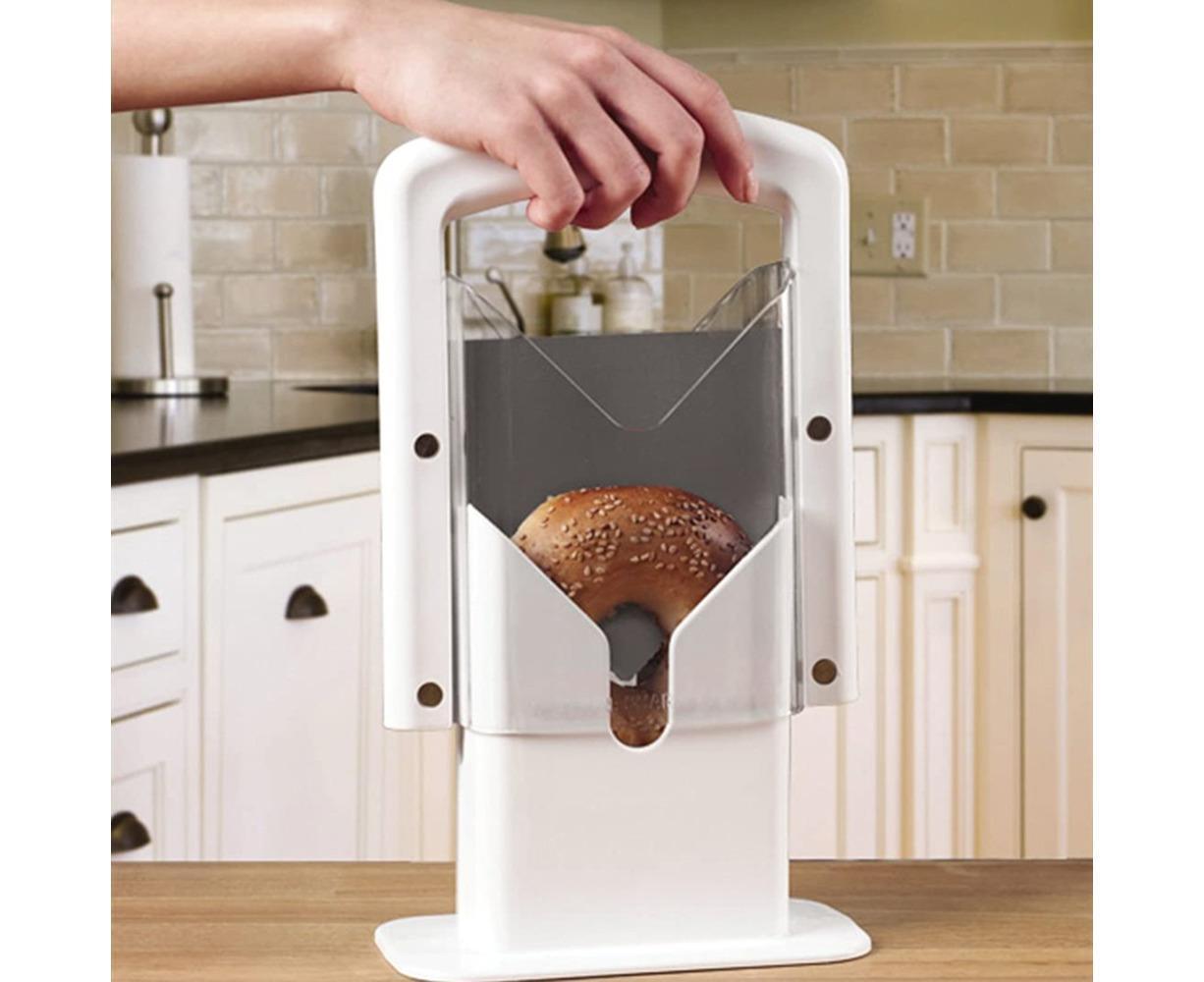 Bagel Slicer Kitchen Baking Tool-White V1263-JX-769
