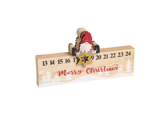 Xmas Wooden Calendar Count Down-A V1263-JX-776
