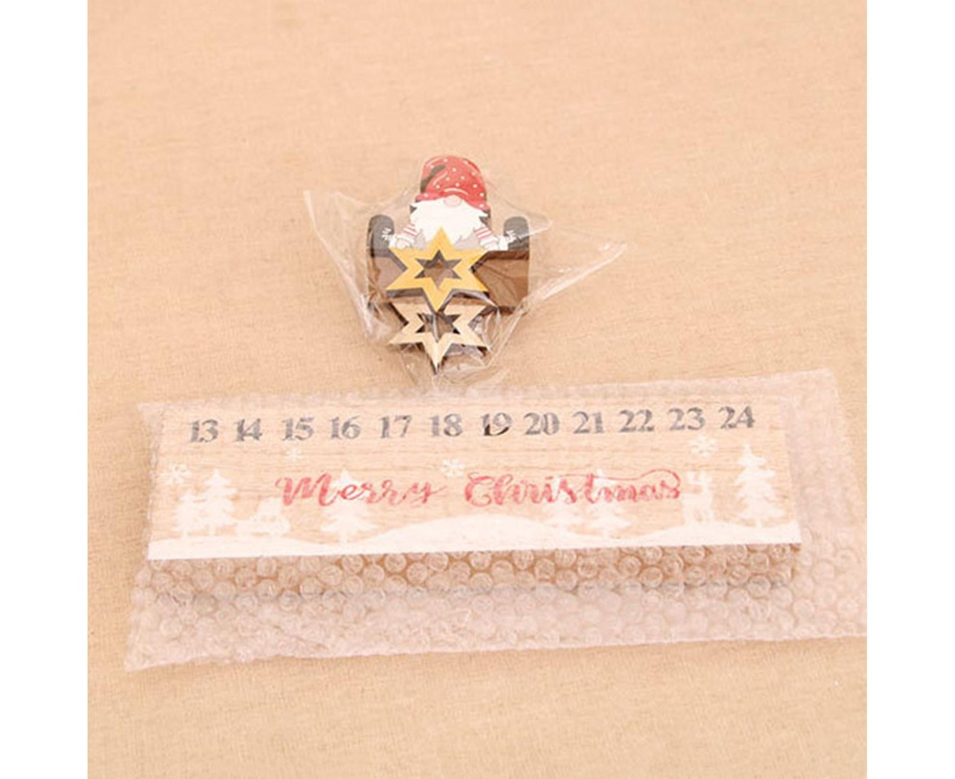 Xmas Wooden Calendar Count Down-A V1263-JX-776