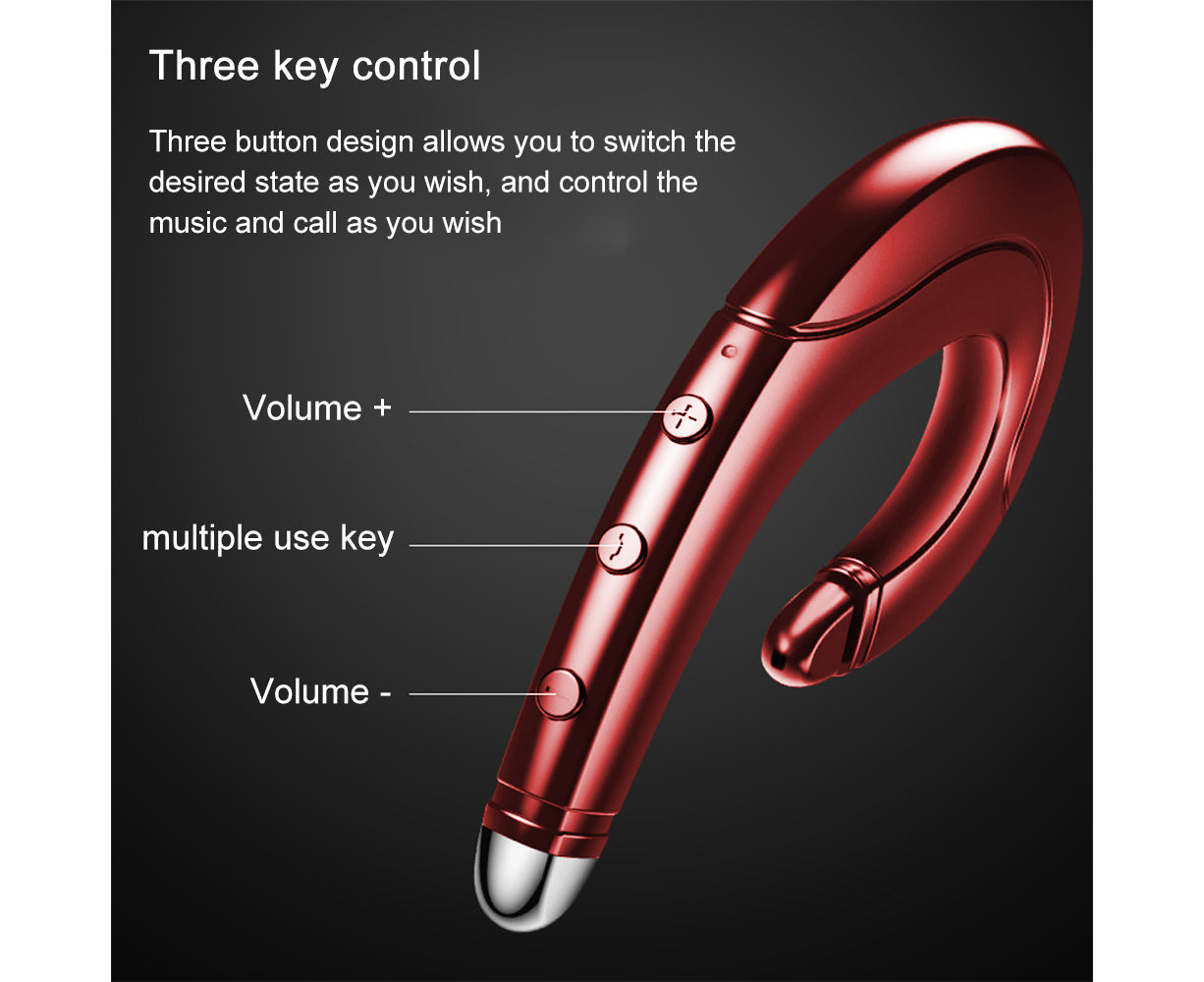 True Wireless Bluetooth Invisible Single Earbud with Microphone V1263-JX-78