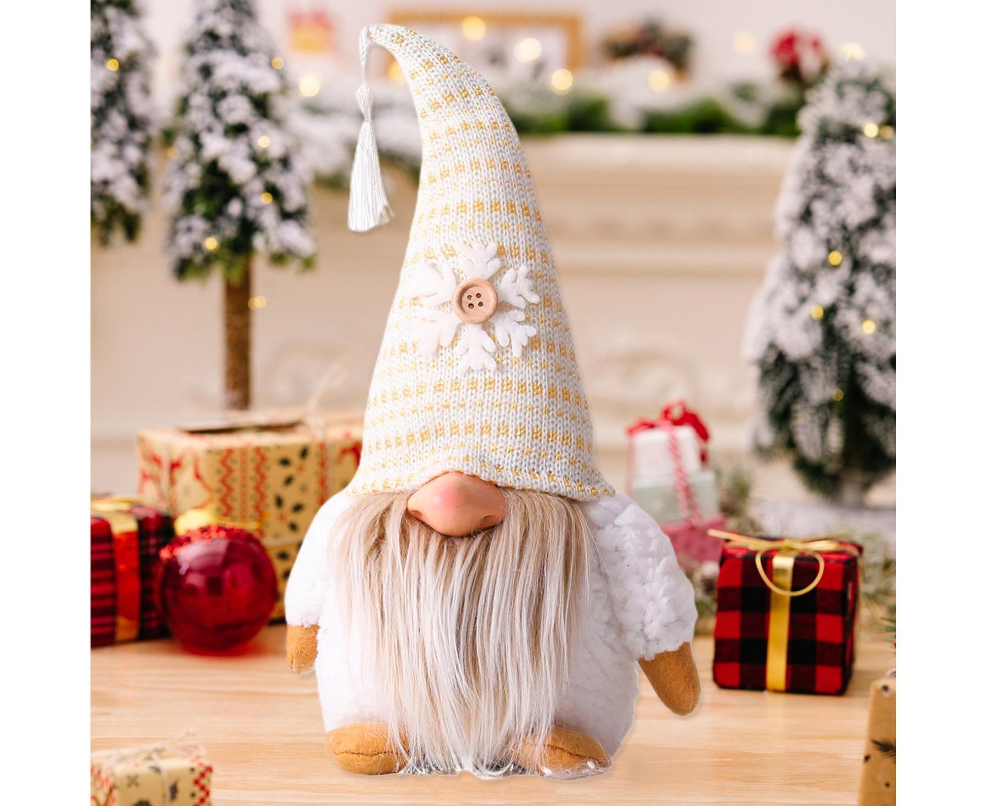 Rudolph Doll Big Nose Dwarf Pendant-Beige V1263-JX-782