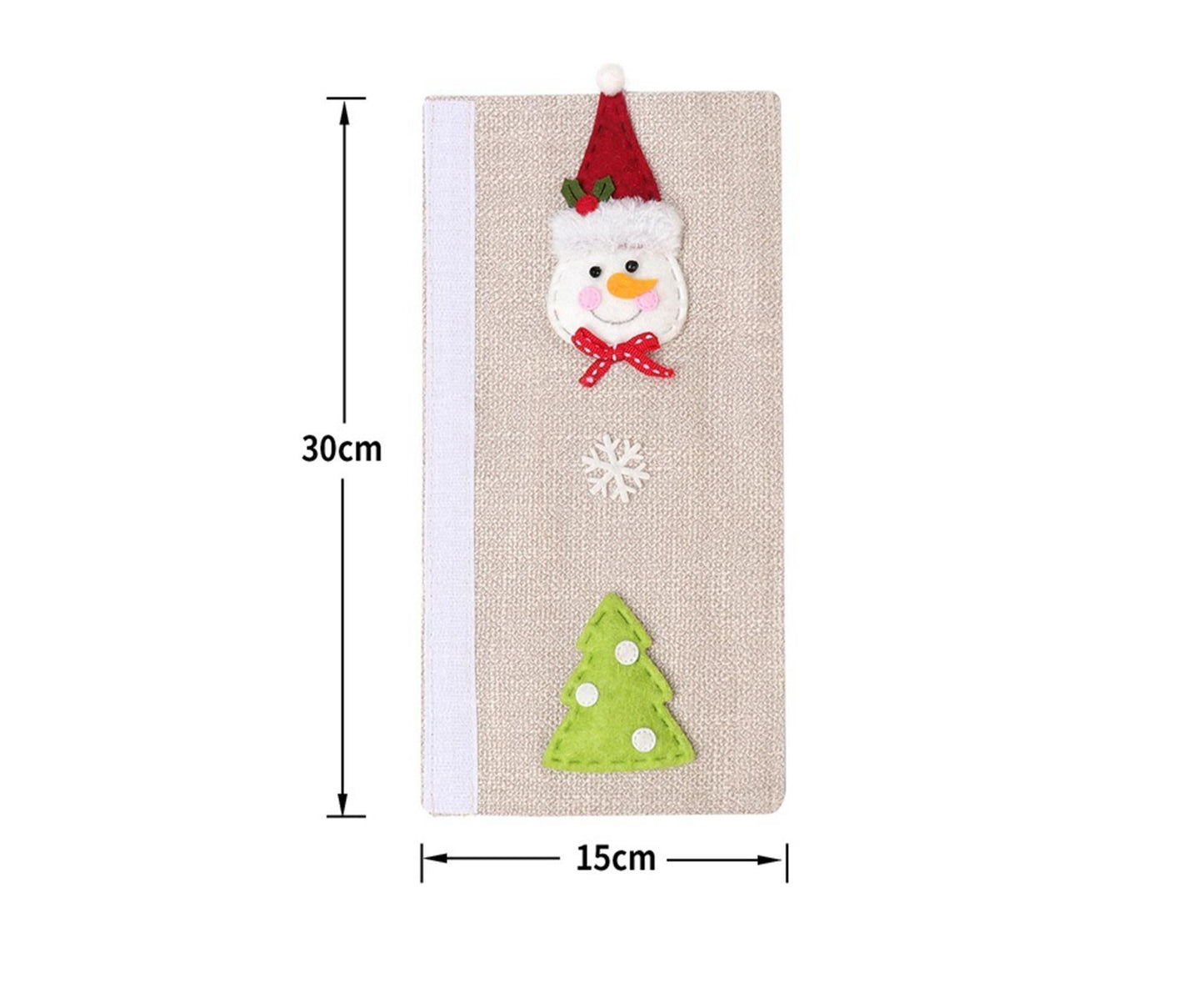 3Pcs Xmas Fridge Handle Covers Protector V1263-JX-789