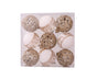 9Pcs Glitter Xmas Balls Pendant-Champaign Gold V1263-JX-796