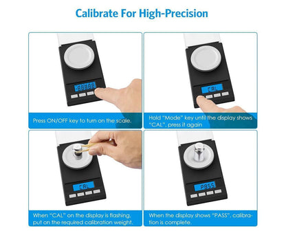 Digital Milligram Pocket Scales 0.001g x 50g,Electronic Weighing Scale V1263-JX-797