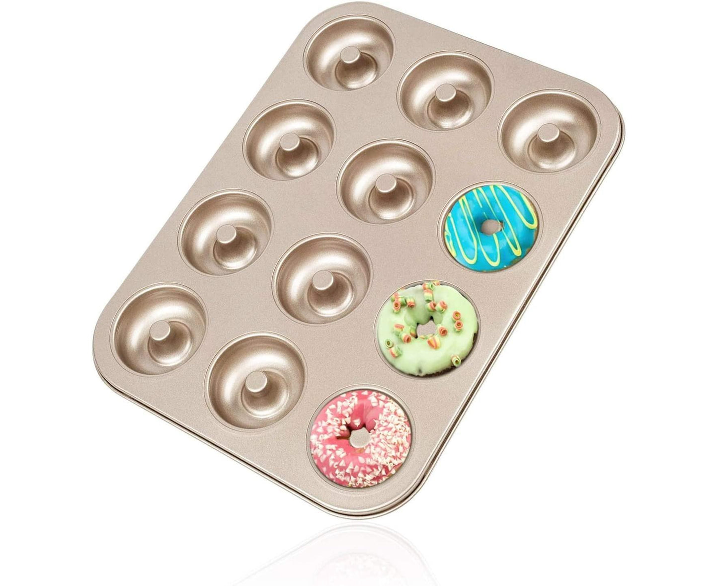 Mini Donut Pan - Nonstick 6 Cavity - Carbon Steel V1263-JX-799