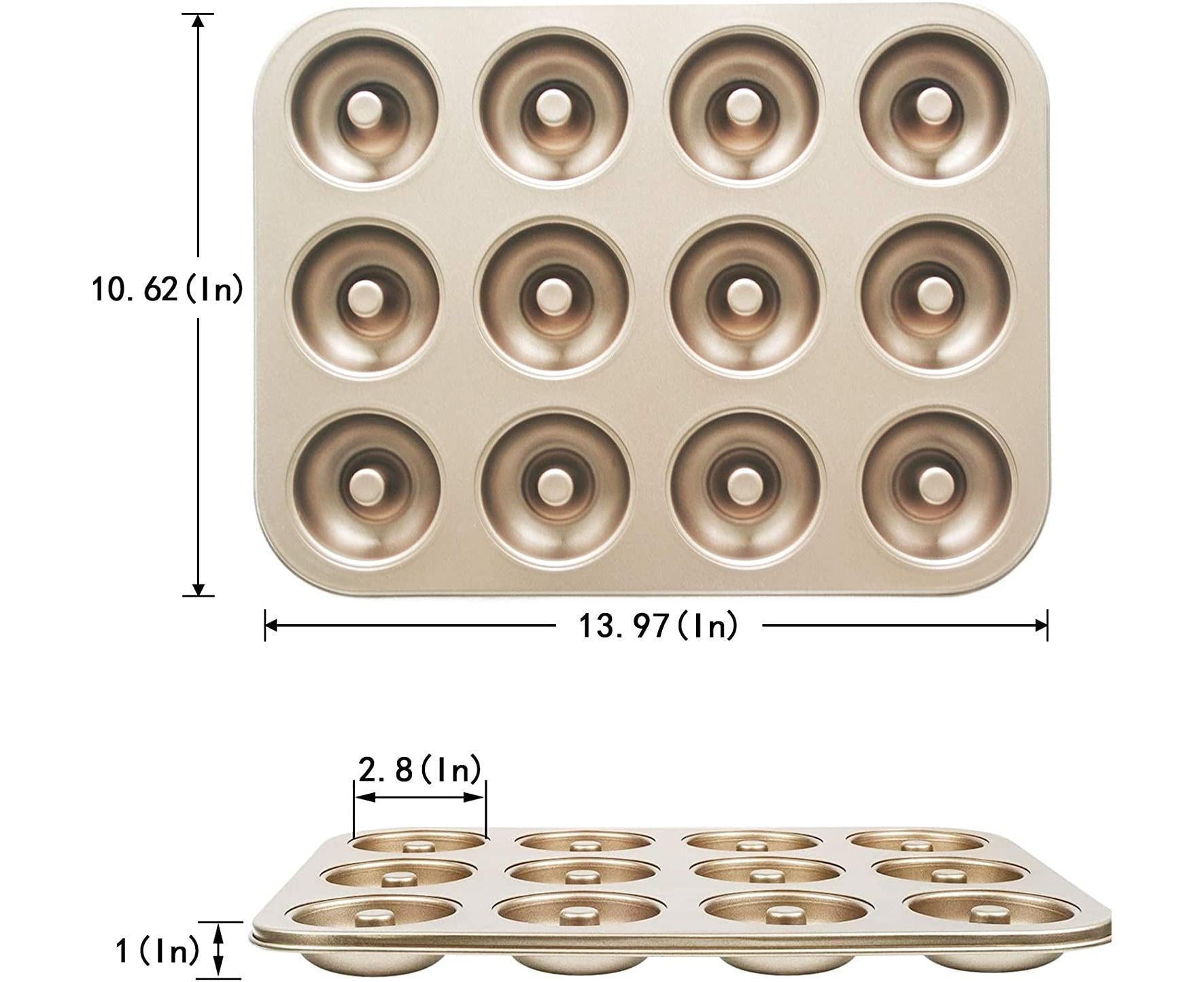 Mini Donut Pan - Nonstick 6 Cavity - Carbon Steel V1263-JX-799