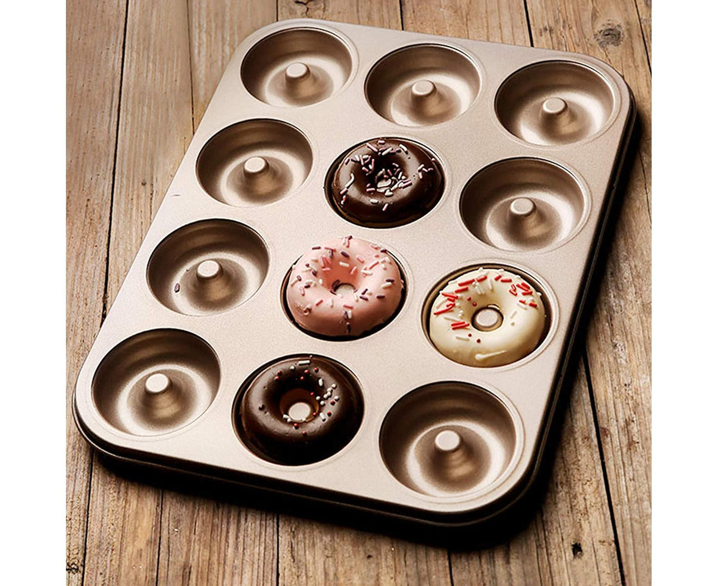 Mini Donut Pan - Nonstick 6 Cavity - Carbon Steel V1263-JX-799
