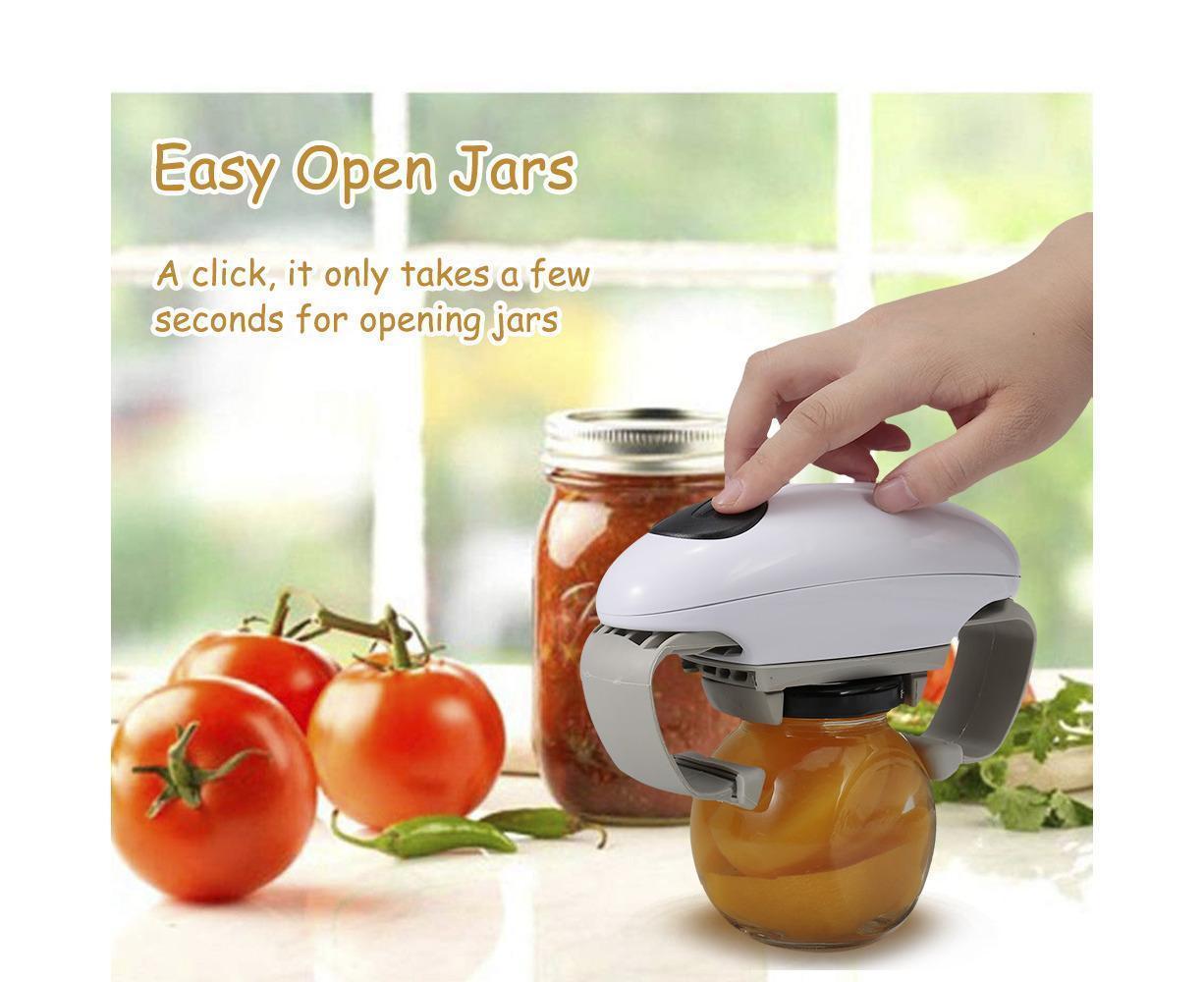 Electric Jar Opener One Touch Jar Opener white V1263-JX-815