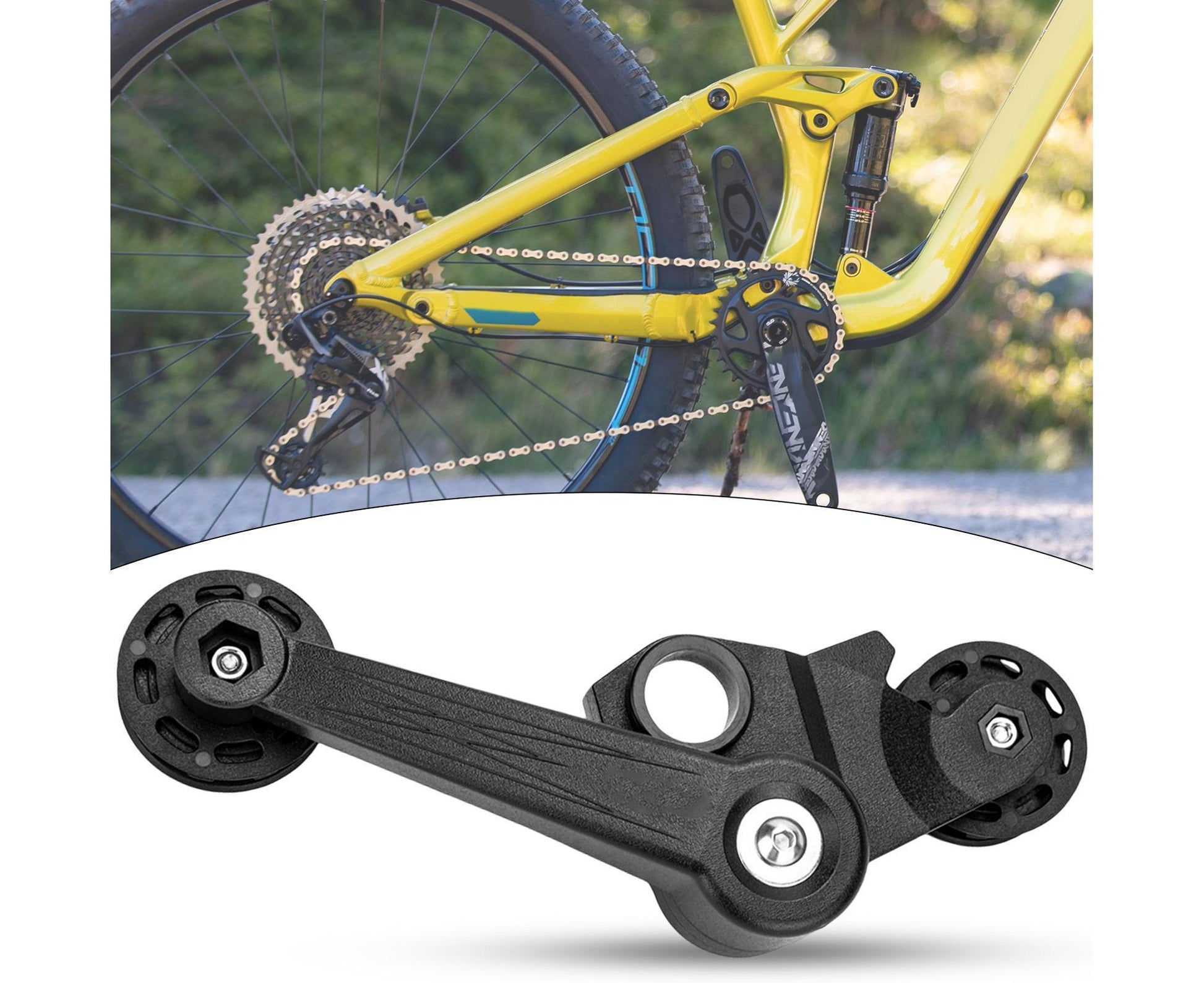 Chain Tensioner Sturdy Anti-scratch High Hardness Stable PC Plastics Anti Corrosion Chain Stabilizer Guide V1263-JX-820