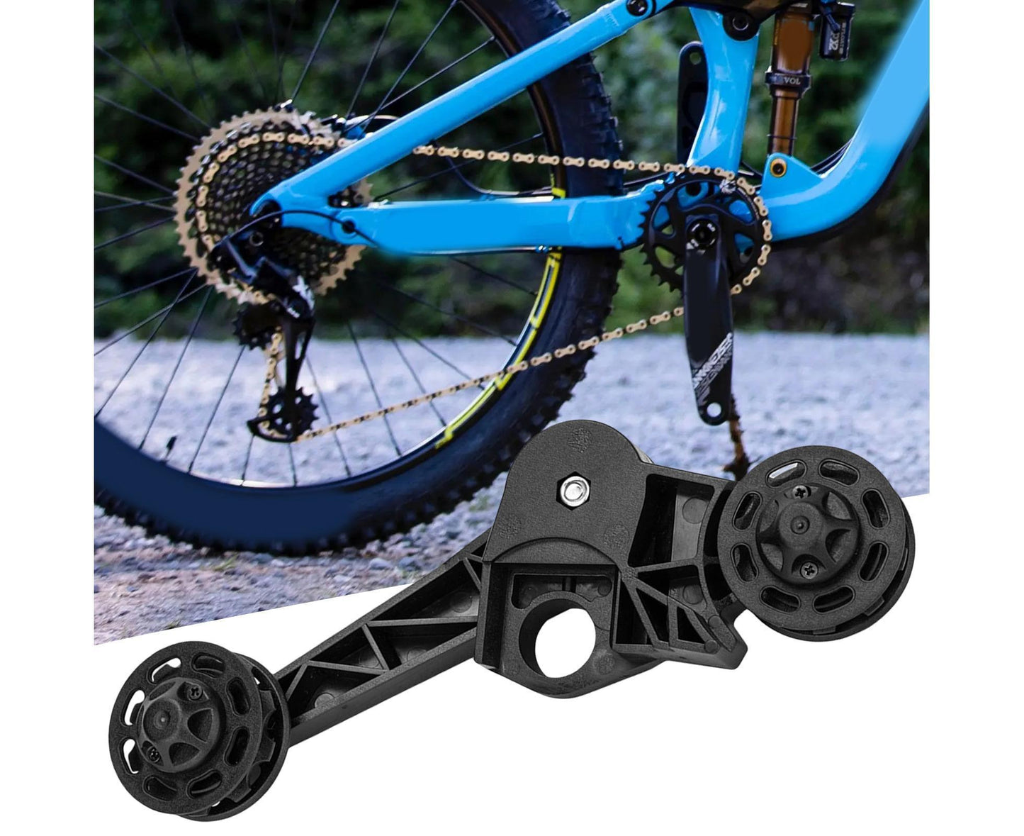 Chain Tensioner Sturdy Anti-scratch High Hardness Stable PC Plastics Anti Corrosion Chain Stabilizer Guide V1263-JX-820