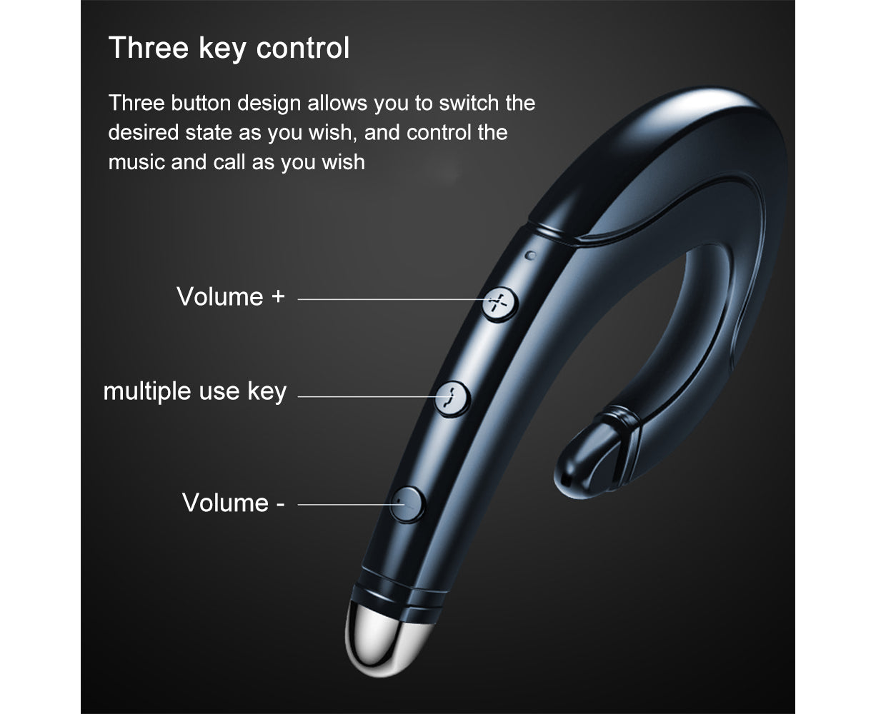 True Wireless Bluetooth Invisible Single Earbud with Microphone V1263-JX-83