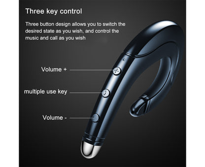 True Wireless Bluetooth Invisible Single Earbud with Microphone V1263-JX-83
