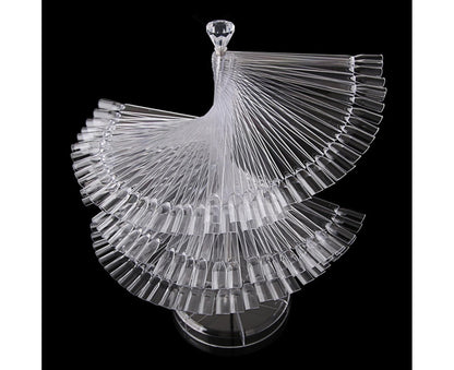 Gel Polish Display Stand Smooth Edge Reusable-Transparent V1263-JX-833