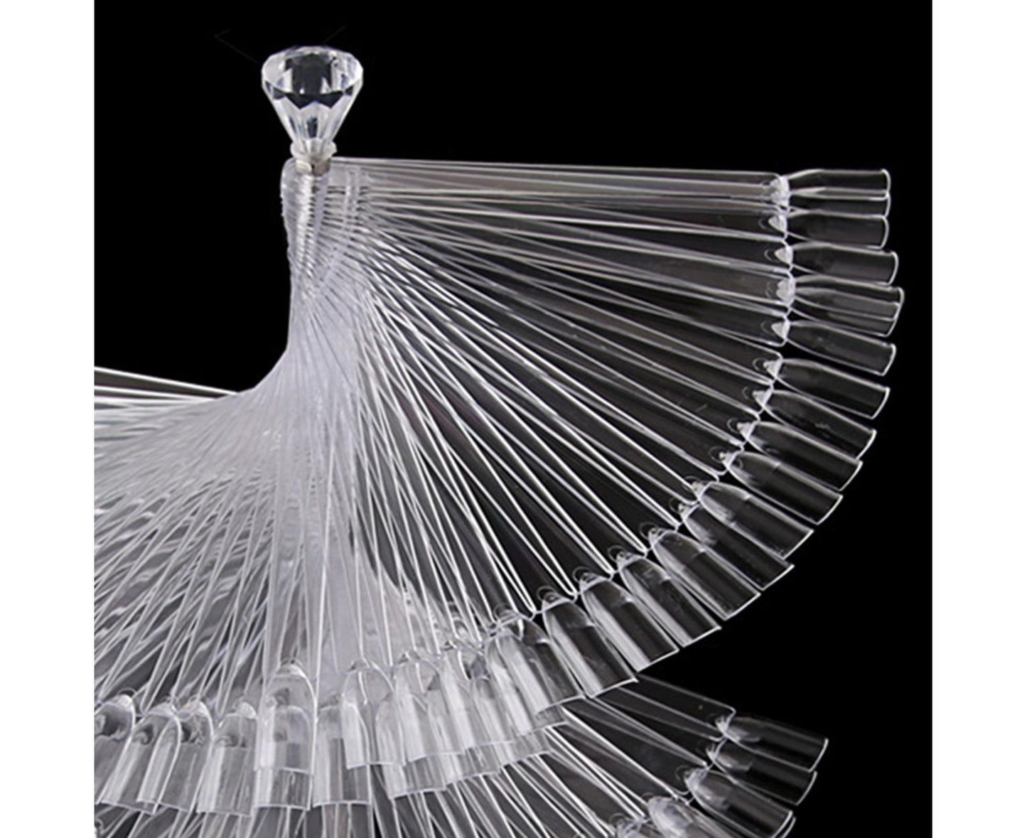 Gel Polish Display Stand Smooth Edge Reusable-Transparent V1263-JX-833