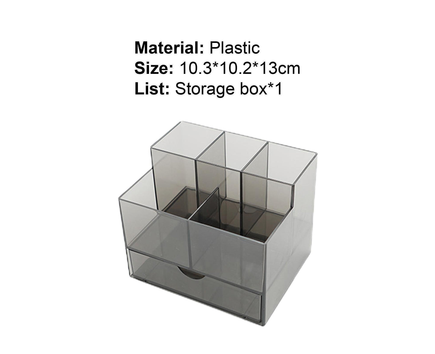 Makeup Organizer Drawer Type Large Capacity - Black V1263-JX-839