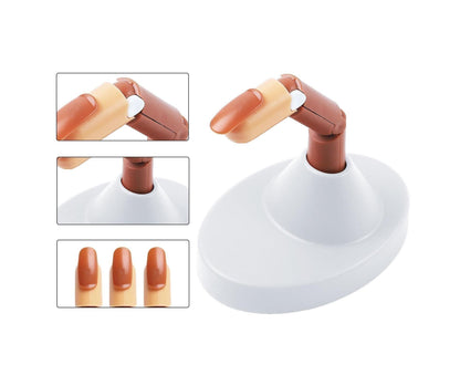 Mechanical Nail Finger Model Anti-Slip ABS - White V1263-JX-842