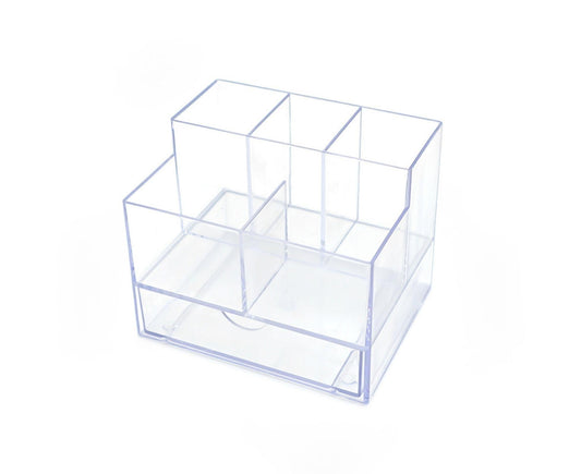 Makeup Organizer Drawer Type Large Capacity - Transparent V1263-JX-843