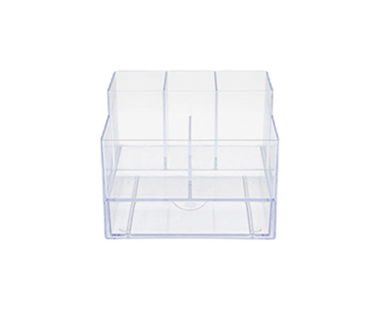 Makeup Organizer Drawer Type Large Capacity - Transparent V1263-JX-843