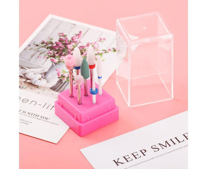 Ceramic Steel Alloy Grinding Dead Skin Removal Nail Art Drill Bit Brush Set-3# V1263-JX-844