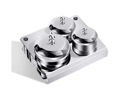 3Pcs Manicure Liquid Cup Acrylic Powder Organizer Tray with Nail Brush Holder V1263-JX-845