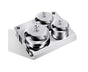 3Pcs Manicure Liquid Cup Acrylic Powder Organizer Tray with Nail Brush Holder V1263-JX-845