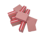 50Pcs / Bag Nail File Mini Multi-function Sponge Manicure Tools Buffer Blocks for Nail-Darkpink V1263-JX-848