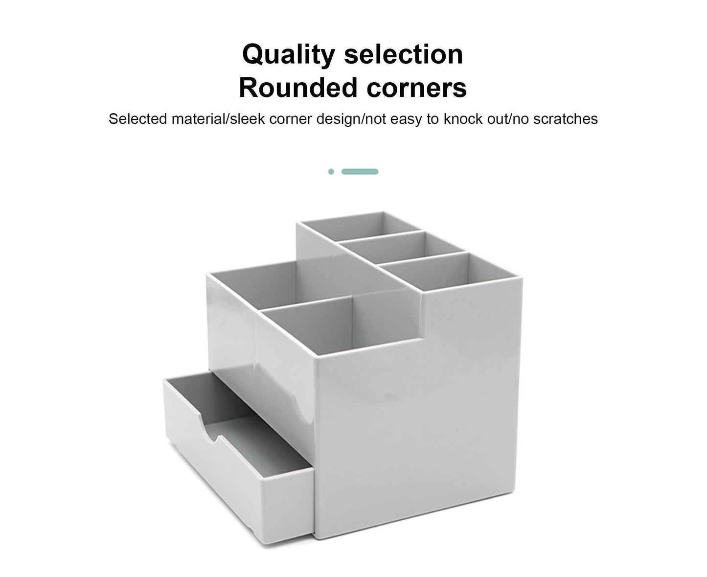 Makeup Organizer Drawer Type Large Capacity - Grey V1263-JX-849