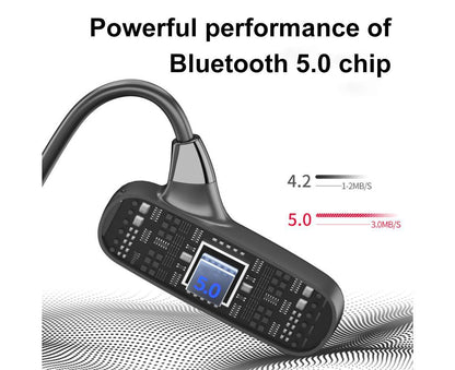 Open Ear Wireless Bone Conduction Headphones with Bluetooth Microphone V1263-JX-85