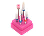Ceramic Steel Alloy Grinding Dead Skin Removal Nail Art Drill Bit Brush Set-2# V1263-JX-850