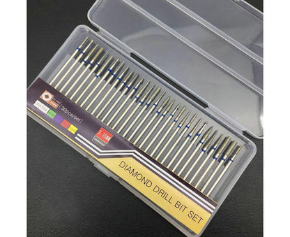 30Pcs Tungsten Steel Nail Drill Bits Manicure Pedicure Gel Polish Removal Tool-A V1263-JX-851