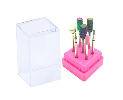 7Pcs Tungsten Steel Ceramics Remove Gel Polish Manicure Pedicure Nail Drill Bits-9# V1263-JX-852