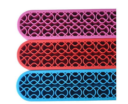 Silicone Nail Pen Holder Makeup Brush Display Stand Storage Case Desk Organizer-Pink V1263-JX-853