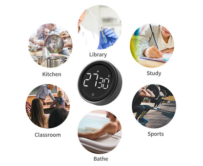 Kitchen Timer - Digital Countdown - Loud Alarm V1263-JX-856