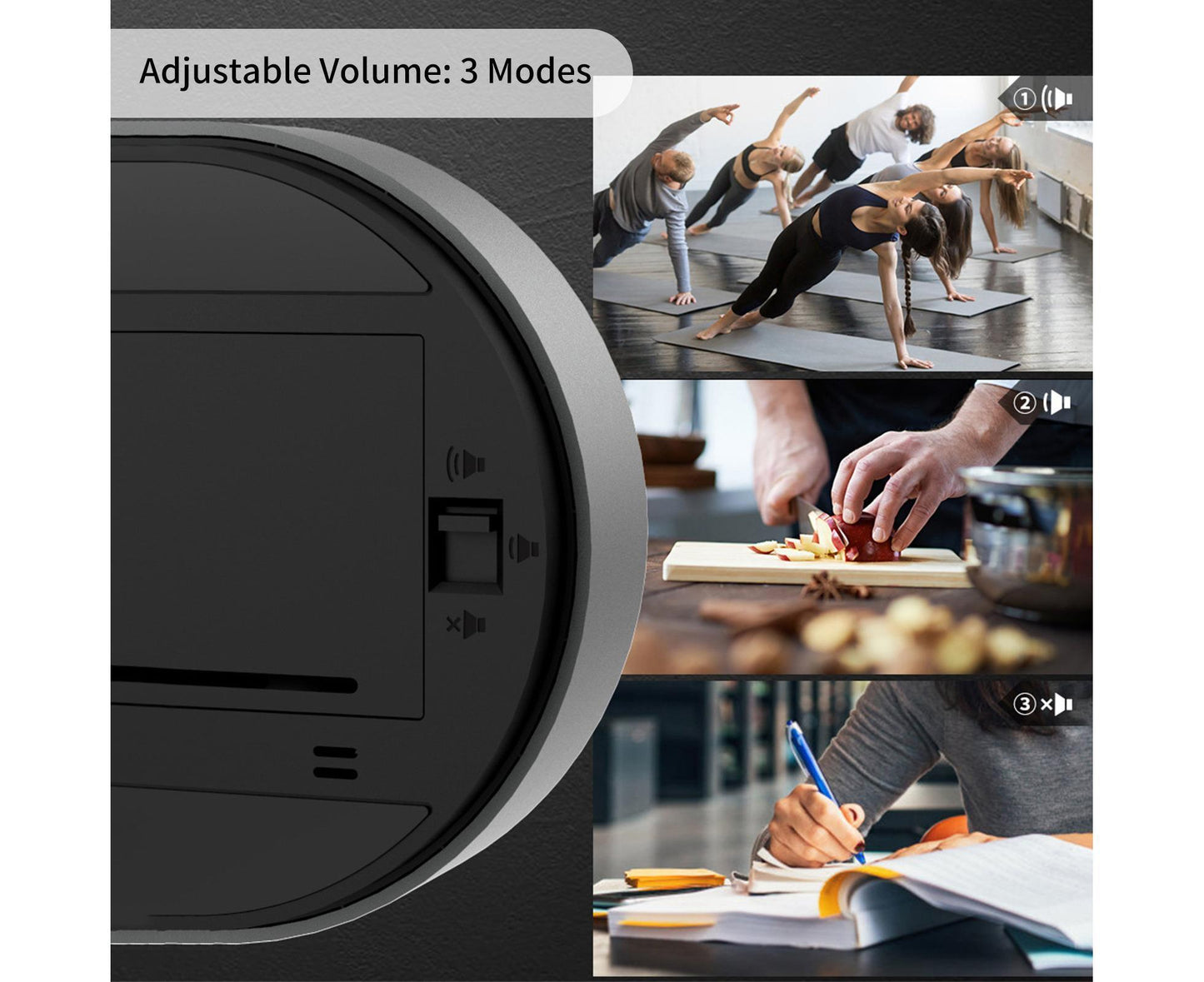 Kitchen Timer - Digital Countdown - Loud Alarm V1263-JX-856