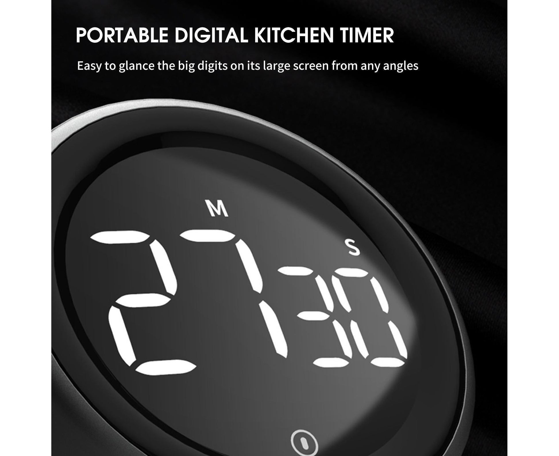 Kitchen Timer - Digital Countdown - Loud Alarm V1263-JX-856
