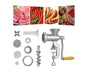 Hand Sausage Filler Maker Manual Kitchen Meat Grinder Mincer Stuffer Table V1263-JX-860
