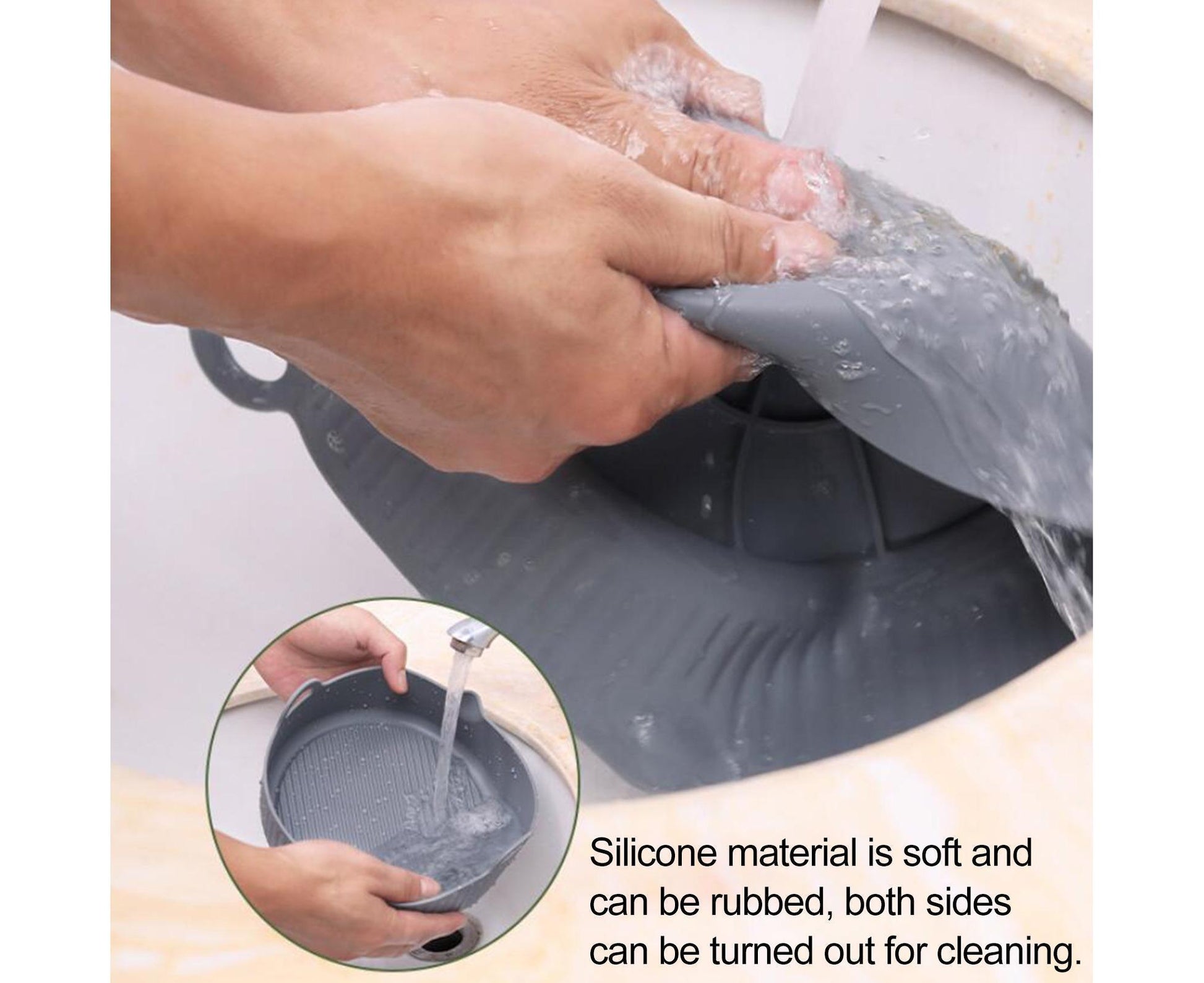 Liner Pad Silicone Basket Replacement - Grey V1263-JX-866