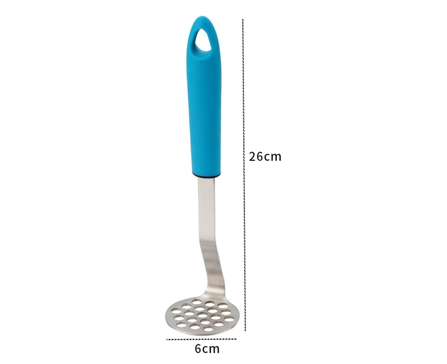Vegetable Masher Stainless Steel - Blue V1263-JX-868