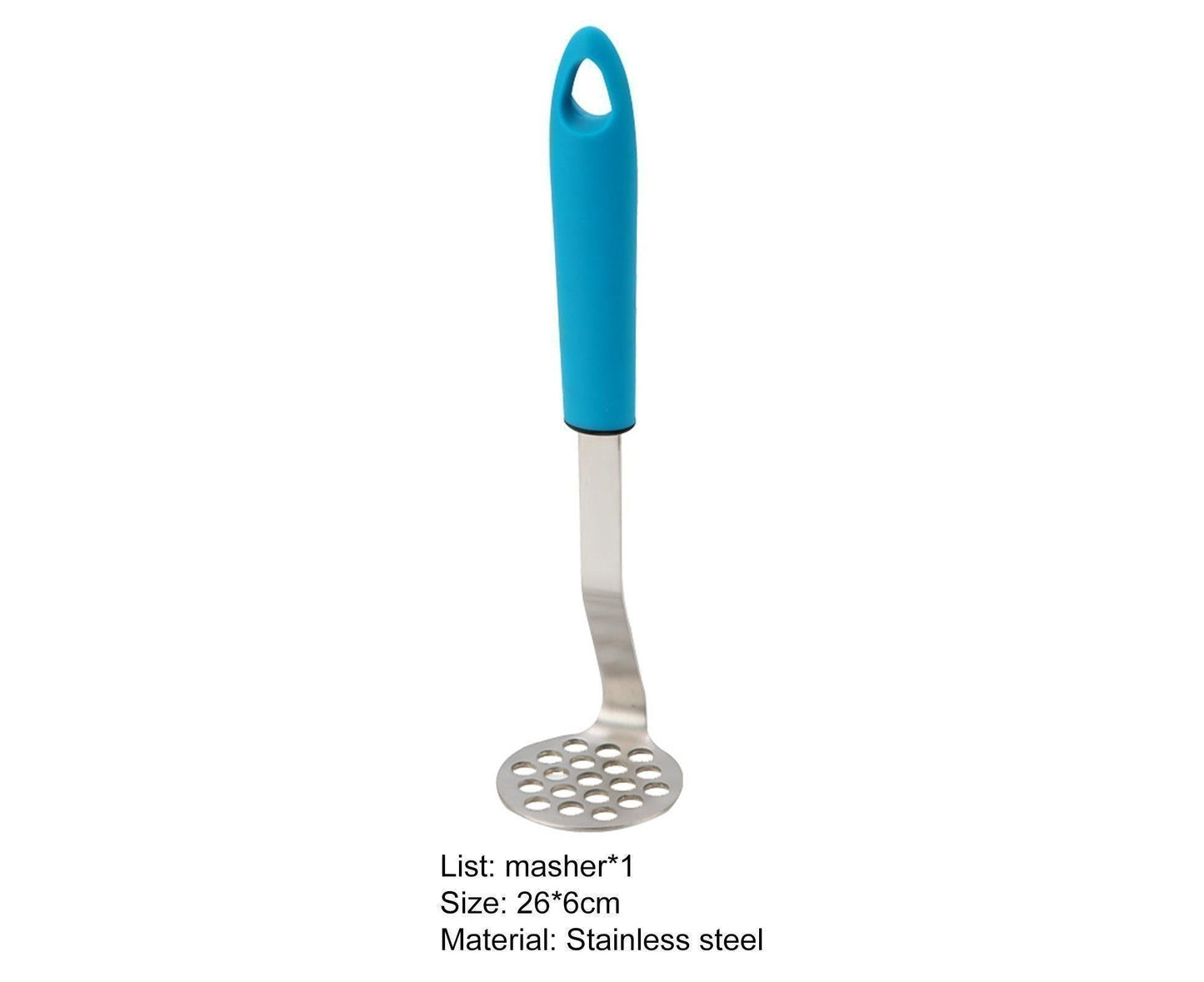 Vegetable Masher Stainless Steel - Blue V1263-JX-868